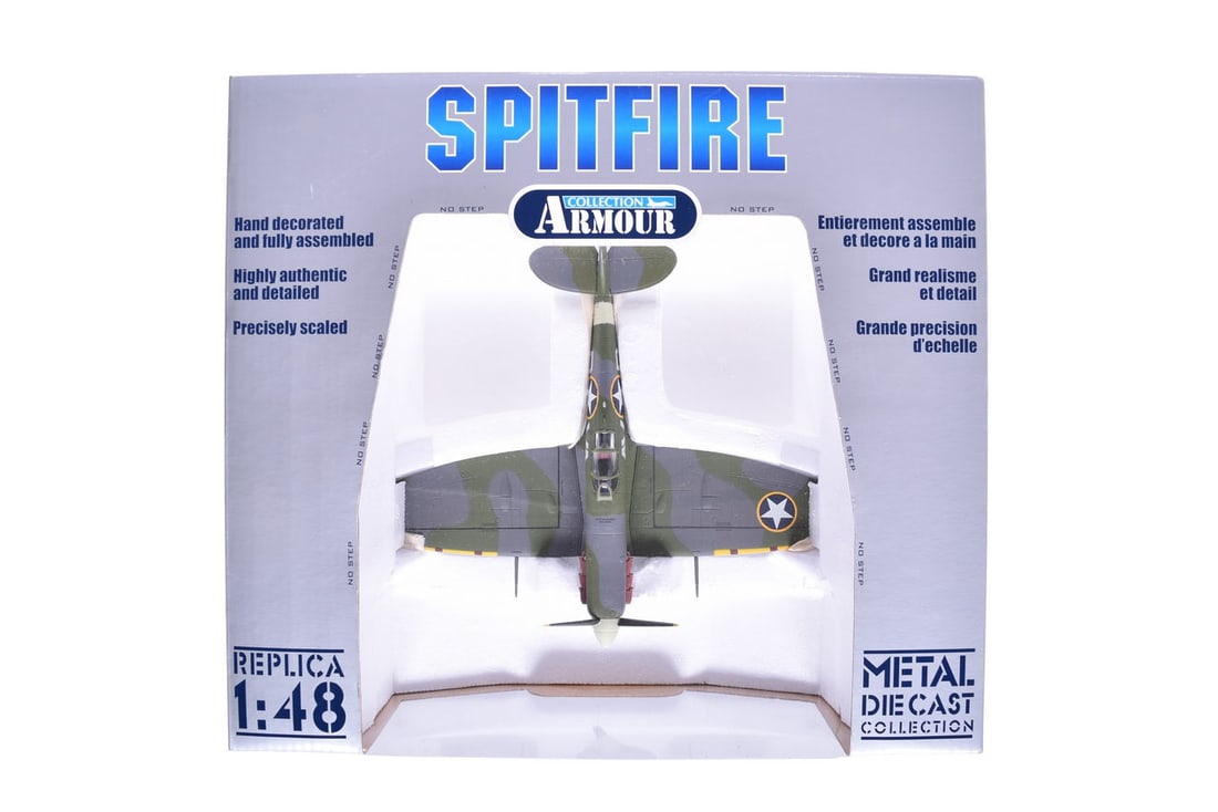 Armour Collection 1:48 UK WWII Spitfire MK V Die Cast Military Plane - NIB (1 of 2)