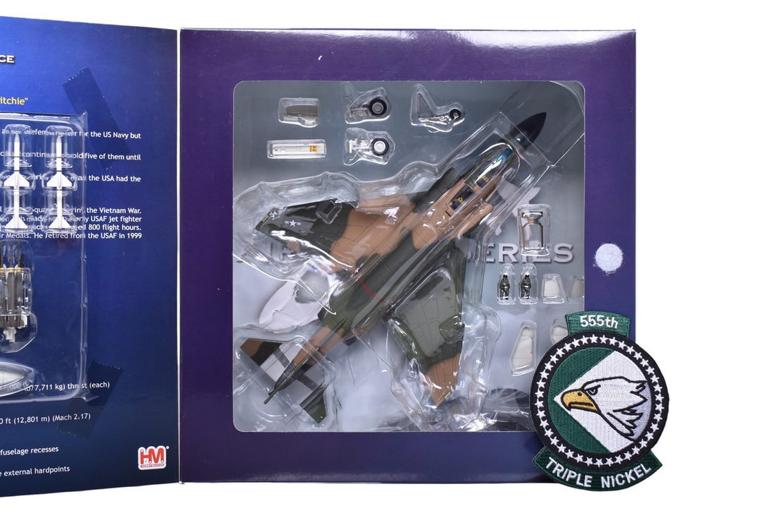 Hobby Master 1:72 McDonnell Douglas F-4D Phantom II Die Cast "Steve Ritchie" Military Plane (1 of 3)