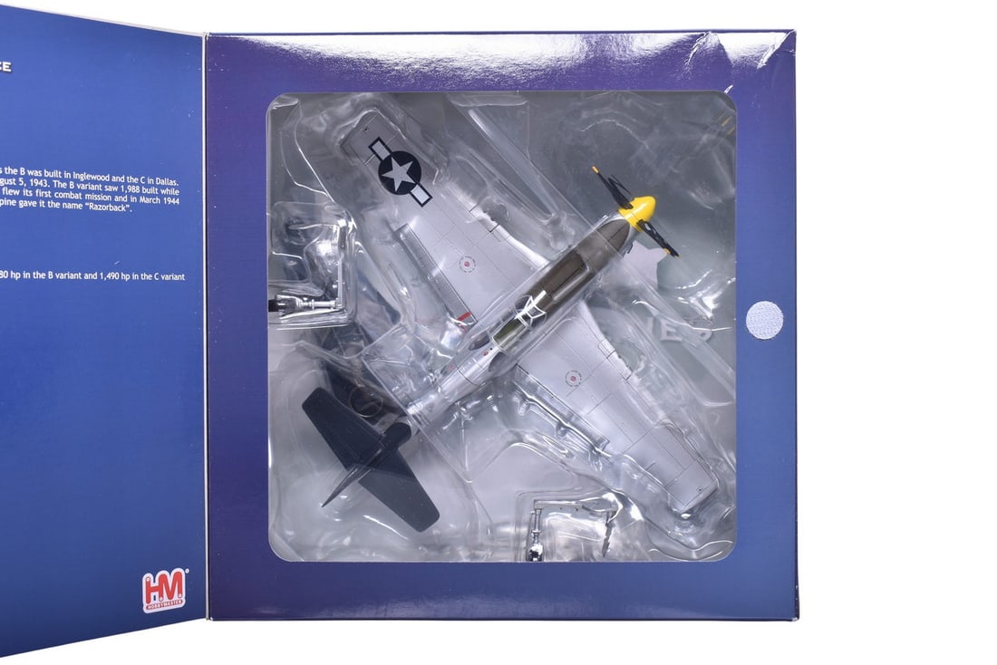 Hobby Master 1:48 P-51B Mustang Die Cast P-51C "Little Jeep" WWII Military Plane: Hobby Master 1:48 P-51B Mustang Die Cast P-51C "Little Jeep" WWII Military Plane Replica 1:48 scale diecast P-51C Mustang "Little Jeep" of Capt Forrest H. Parham, 75th FS/23rd FG, Luliang, Nov 1944 by