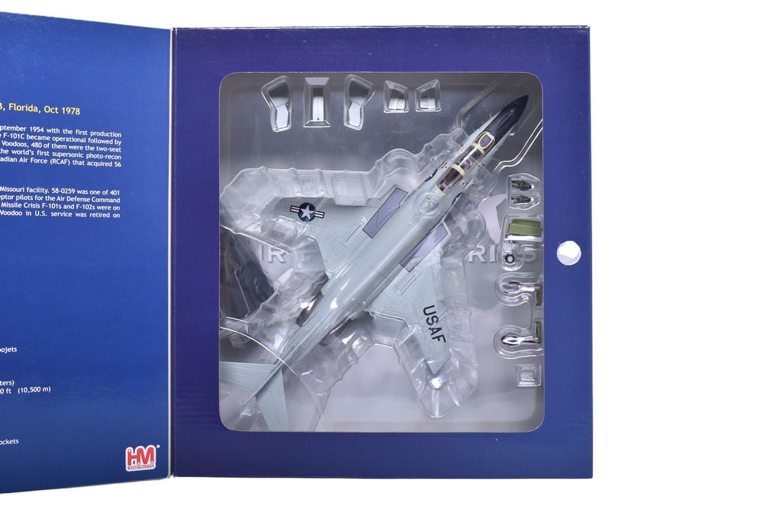 Hobby Master 1:72 McDonnell F-101B Voodoo Die Cast U.S. Air Force Military Plane (1 of 3)