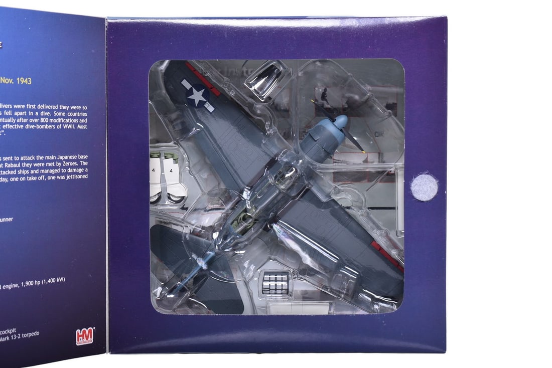 Hobby Master 1:72 SB2C-1 Helldiver USS Bunker Hill Die Cast WWII Military Plane (1 of 3)