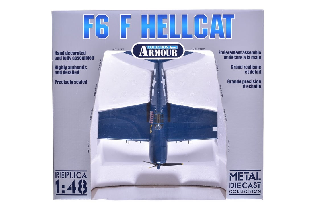 Armour Collection / Franklin Mint 98174 US Navy F-6 F5 Hellcat Diecast Airplane (1 of 2)