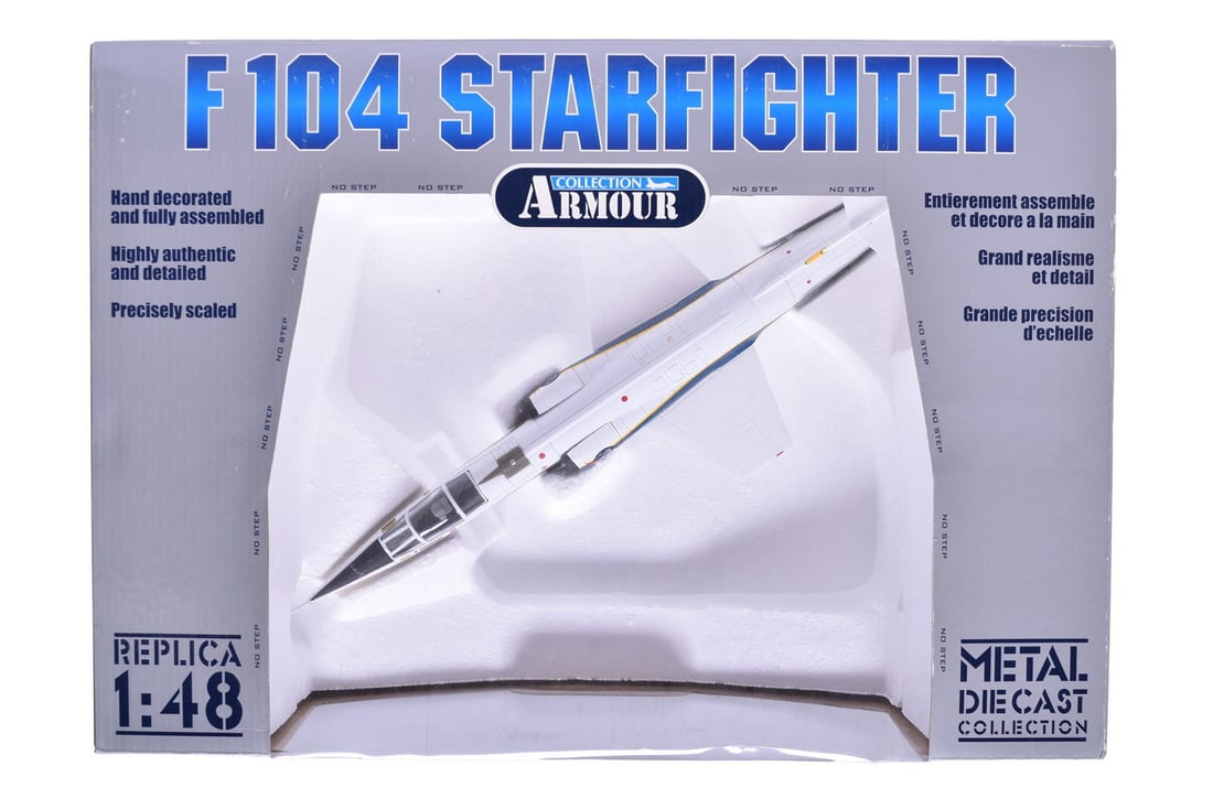 Franklin Mint / Armour Collection 98195 NASA F-104 Starfighter Diecast Military Plane (1 of 2)