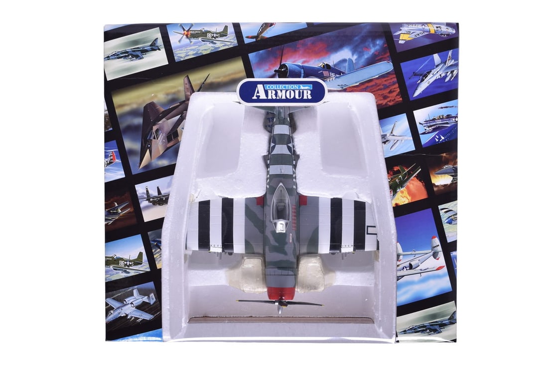 Franklin Mint / Armour Collection B11B295 P47 Thunderbolt USAF Aces Diecast WWII Military Plane (1 of 2)