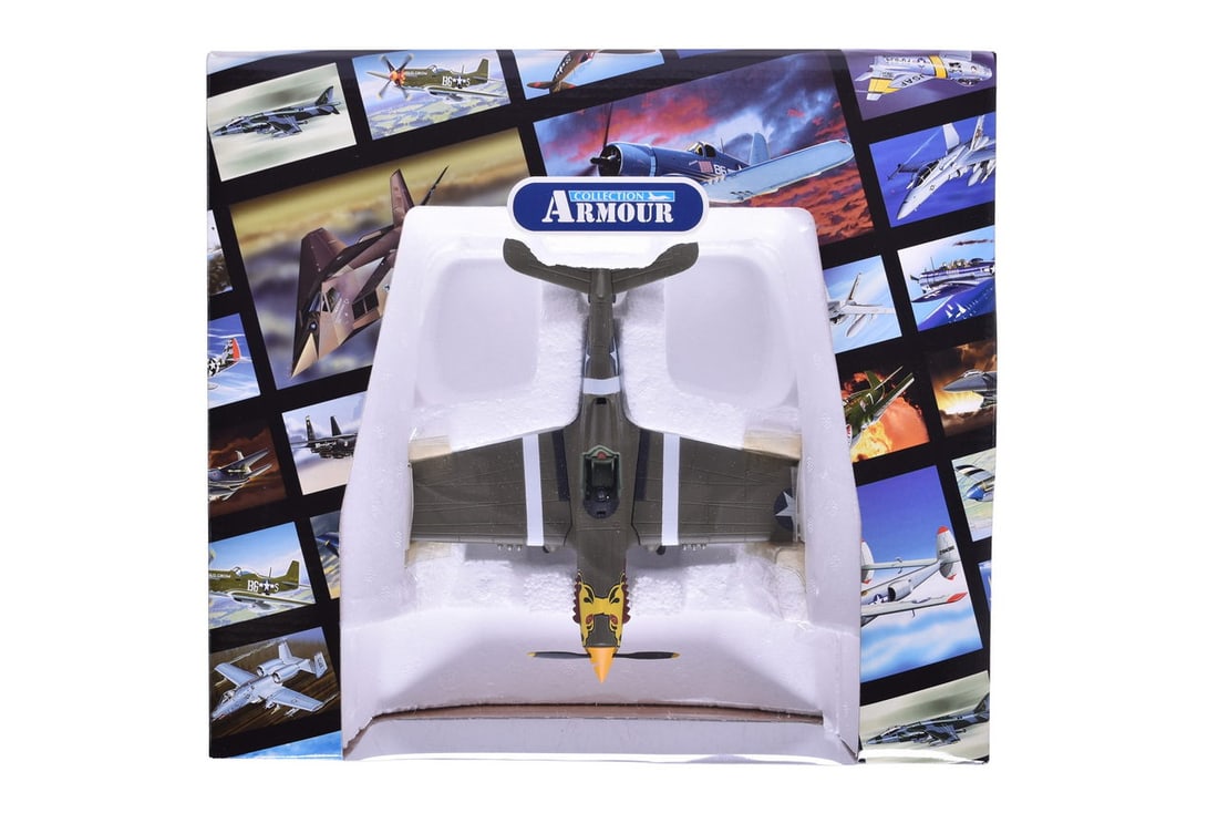 Franklin Mint / Armour Collection B11B544 P40 Warhawk Aleutian Tigers Diecast Military Plane: Franklin Mint / Armour Collection B11B544 P40 Warhawk Aleutian Tigers Diecast Military Plane Die cast 1:48 scale Franklin Mint Armour Collection P40 Warhawk Aleutian Tigers military plane. Item 98224