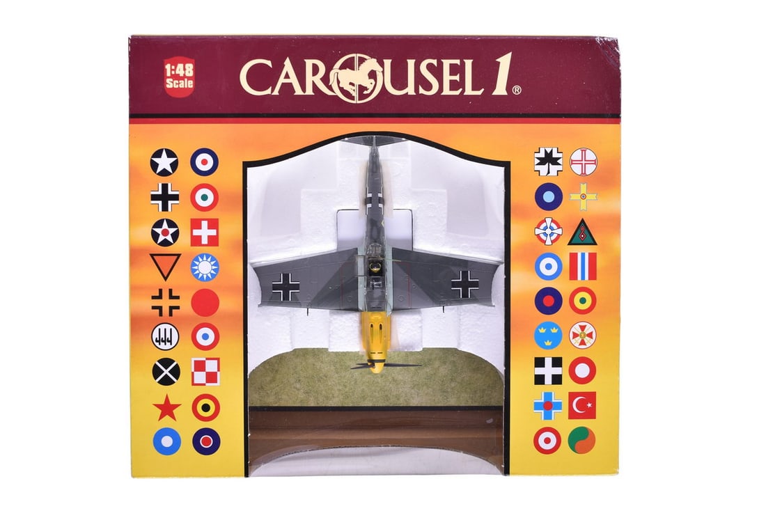 Carousel 1 1:48 #7101 Messerschmitt 109 E 'Emil' German Air Force Die Cast Military Plane (1 of 2)