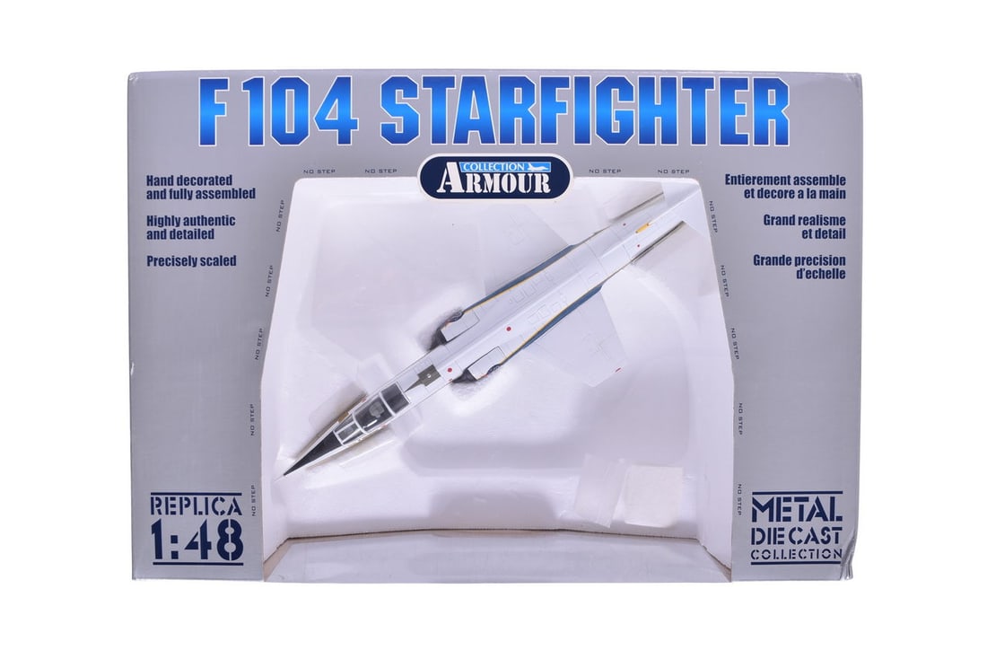 Armour Collection / Franklin Mint 1:48 NASA F-104 Starfighter Diecast Jet (1 of 2)