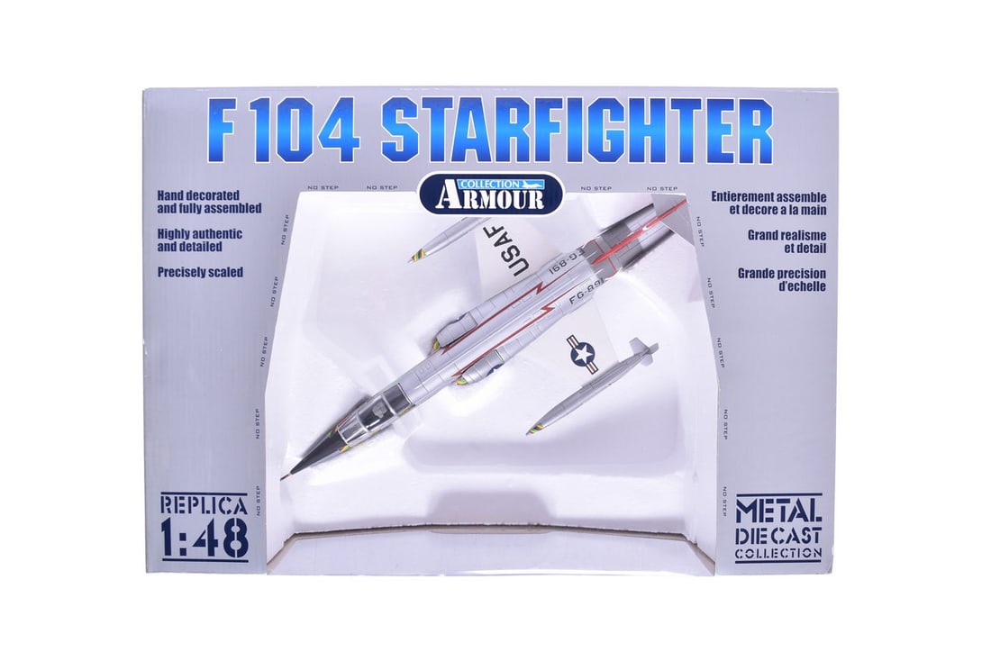 Armour Collection / Franklin Mint 1:48 F104 Starfighter Diecast Jet (1 of 2)