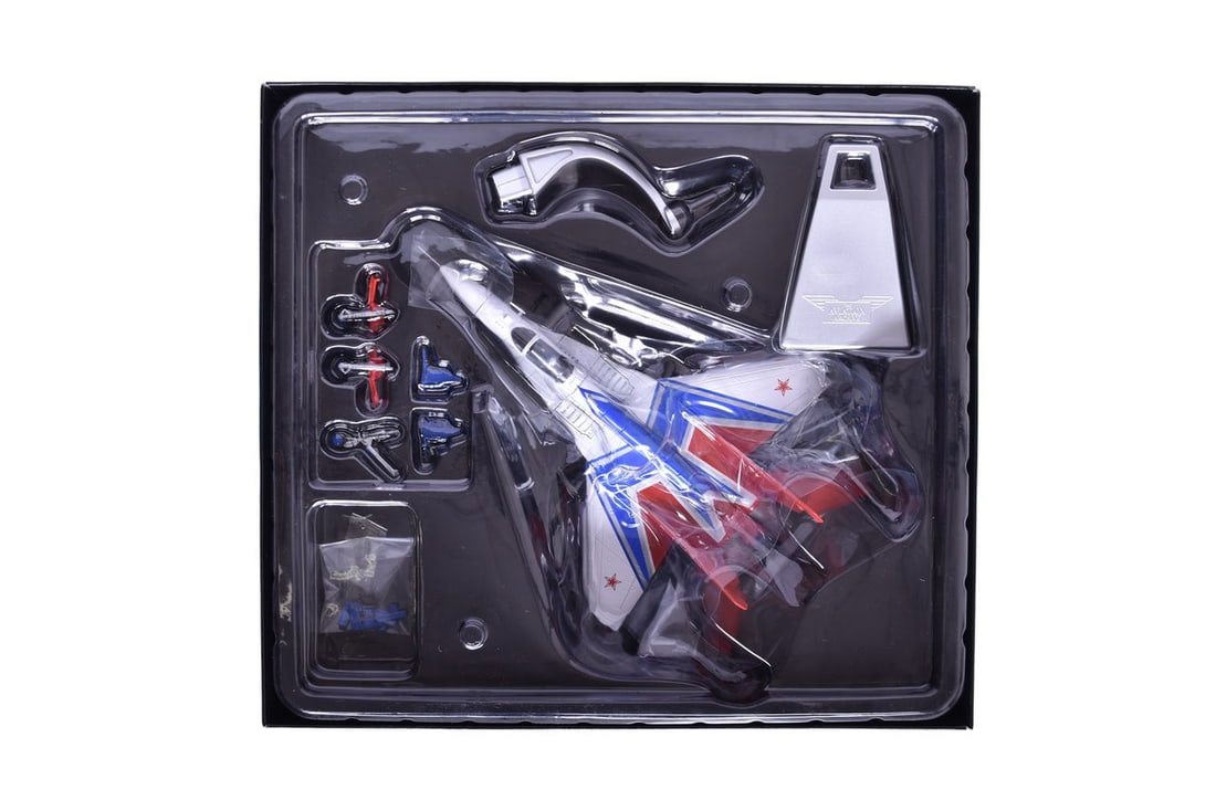 Corgi 1:72 AA37504 Mikoyan MiG-29A "The Swifts" Russian Air Force Diecast Military Plane: Corgi 1:72 AA37504 Mikoyan MiG-29A "The Swifts" Russian Air Force Diecast Military Plane Replica 1:72 scale die cast Mikoyan MiG-29A, Russian Air Force - "The Swifts" Aerobatic Team, Kubinka Air Base,