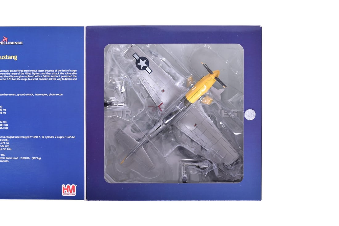 Hobby Master 1:48 P-51 Mustang "Death's Angel" Diecast WWII Military Plane (1 of 2)