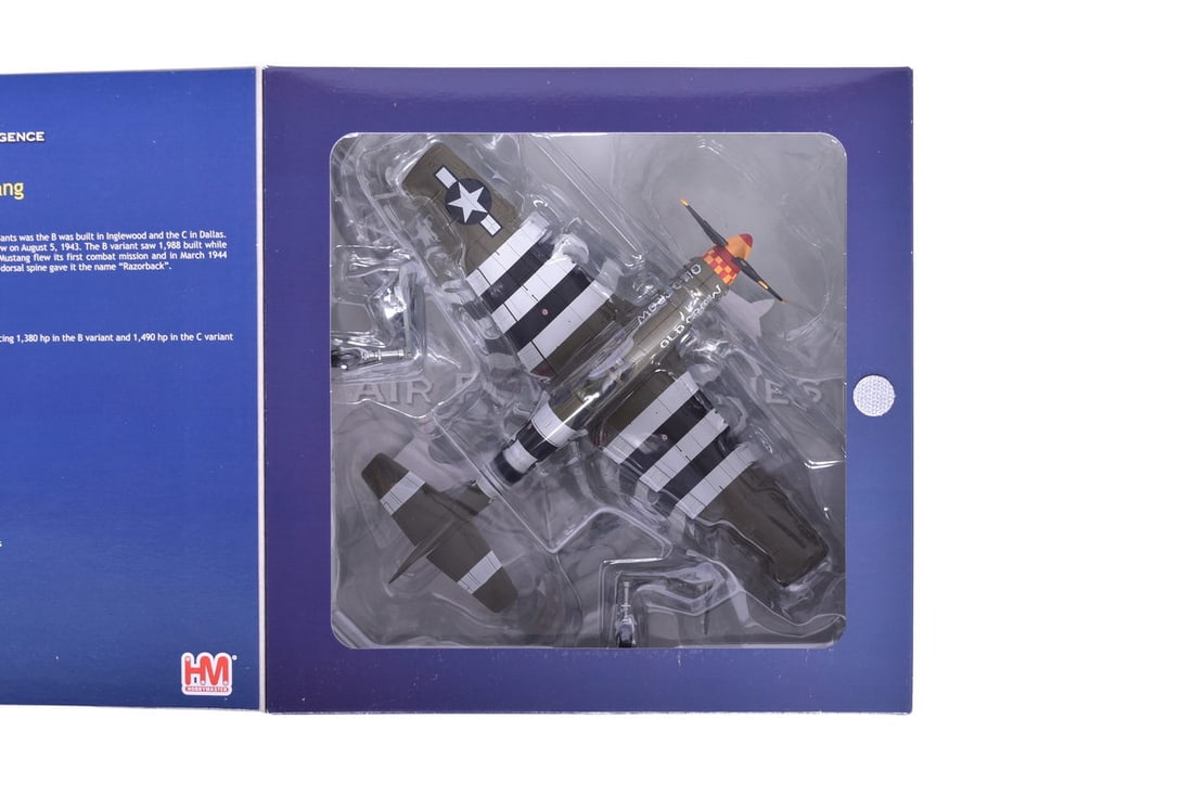 Hobby Master 1:48 P-51B Mustang "Old Crow" Diecast WWII Military Plane (1 of 2)