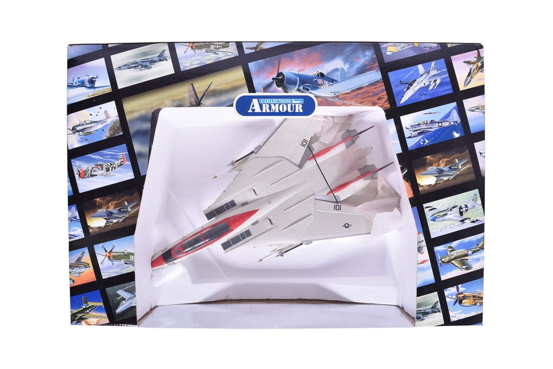 Armour Collection / Franklin Mint 1:48 F14 Tomcat 'Grim Reapers' Diecast Jet (1 of 2)