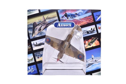 Armour Collection / Franklin Mint 1:48 RAF UK Hurricane MK. IIB Diecast Plane