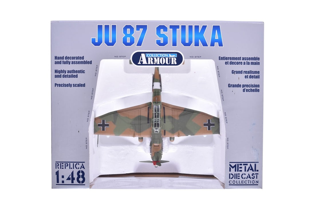 Franklin Mint Armour Collection 98134 JU-87 Stuka B2 Diecast WWII German Air Force Plane (1 of 2)