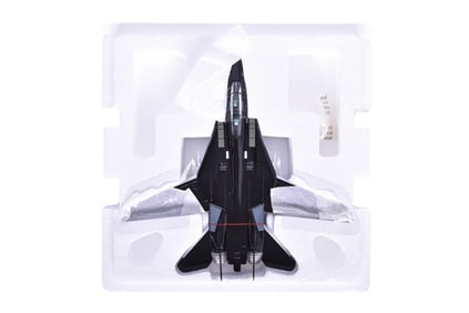 Franklin Mint Armour Collection B11B077 F-14 Tomcat "Black Bunny" Diecast US Navy Military Plane