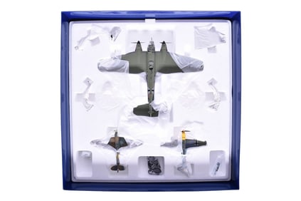 Corgi 1:72 AA99127 WWII Blitz Set - Heinkel, Messerschmitt, Spitfire Diecast Military Planes