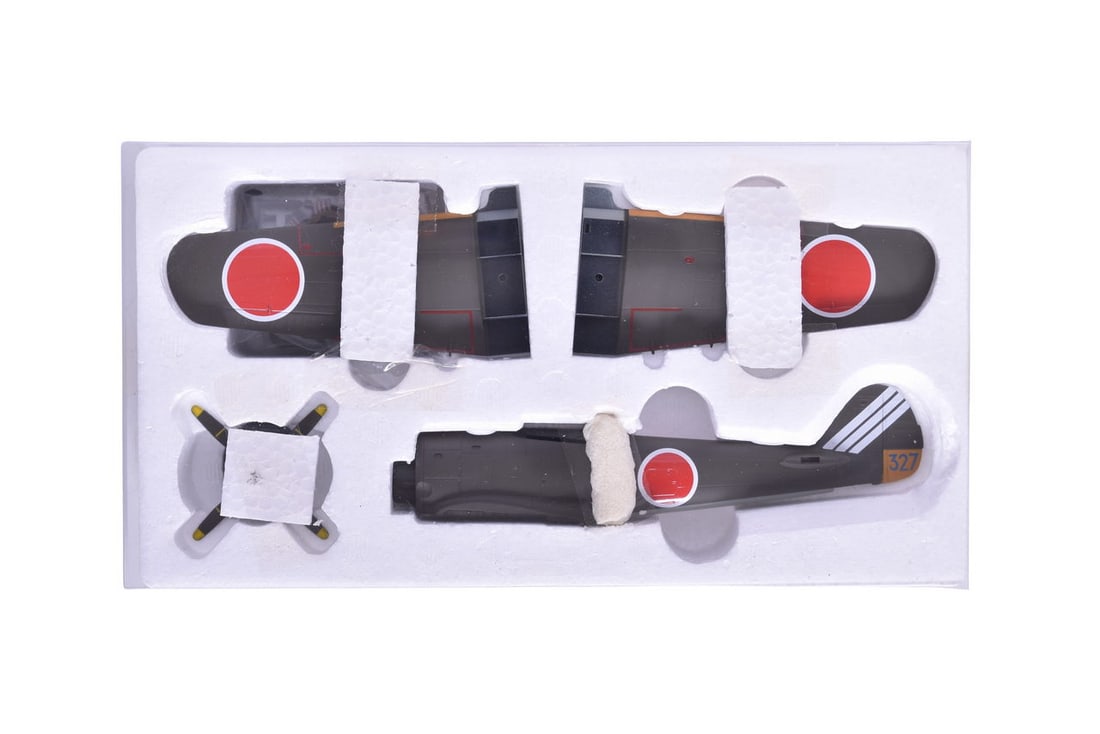 Marushin 1:48 Type 4 Nakajima Ki-84 Hayate Diecast WWII Army Fighter Plane - NIB (1 of 3)