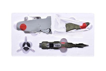 Marushin 1:48 Zero Type Carrier Fighter Diecast WWII Japanese Army Plane Model 32