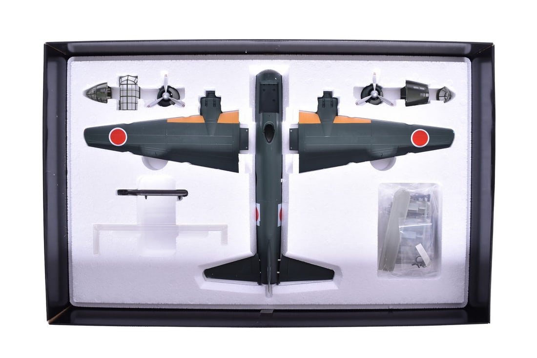 Marushin 1:48 Mitsubishi G6M1 Attack Aircraft Model 11 Diecast WWII Japanese Navy Plane (1 of 2)