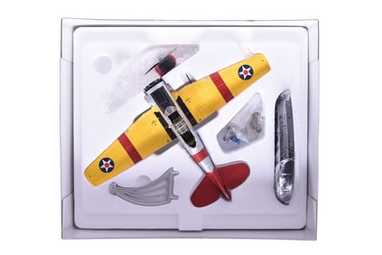 Eagles International 1:48 US Navy T-6/SNJ Texan/Harvard Gunnery Trainer Diecast Military Plane