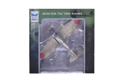 SkyMax 1:72 SM5002 Aichi D3A1 "Val" Dive Bomber Pearl Harbor Attack Diecast WWII Military Plane