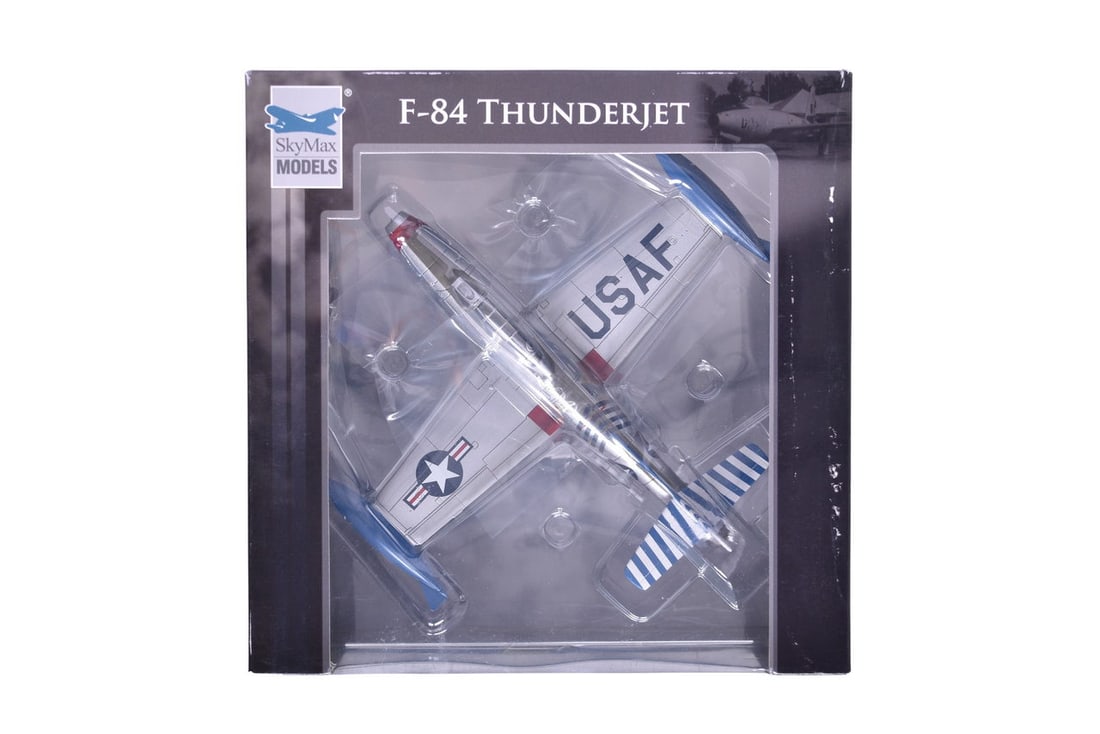 SkyMax 1:72 SM6002 USAF F-84E Thunderjet "Col. Robert Scott" Diecast Military Jet (1 of 2)
