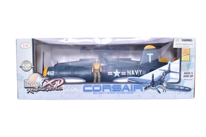 The Ultimate Soldier / 21 Century Toys 1:18 WWII F4Y-1D Corsair Model Plane
