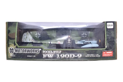 Motorworks / 21 Century Toys 1:18 Focke-Wulf FW 190D-9 Model Plane