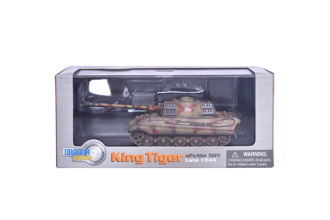 Dragon Armor 1:72 King Tiger Henschel Turret Diecast WWII Military Tank - NIB (1 of 2)