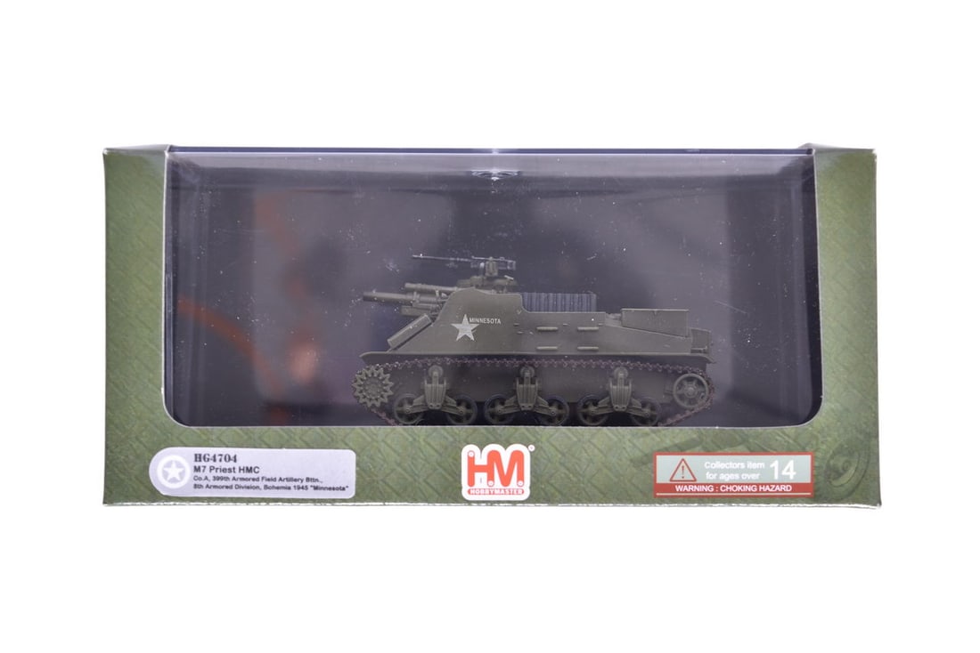 Hobby Master 1:72 M7 Priest HMC 'Minnesota' Diecast WWII US Military Tank (1 of 2)