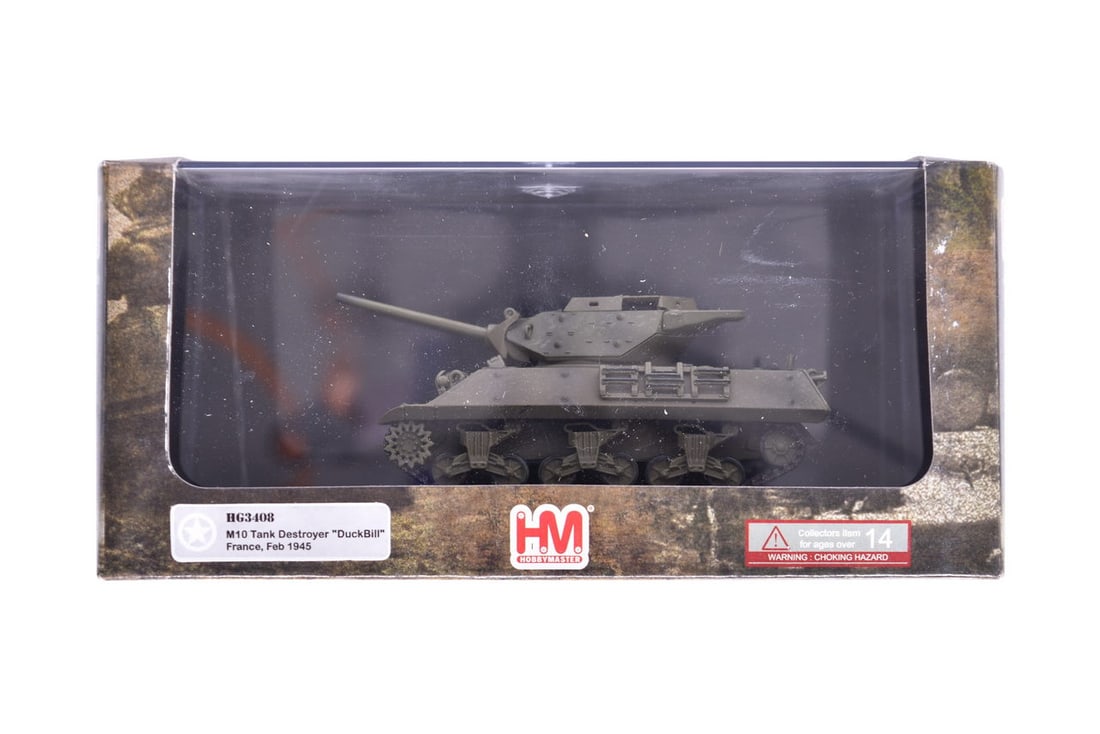 Hobby Master 1:72 M10 Tank Destroyer "DuckBill" Diecast WWII US Military Tank (1 of 2)