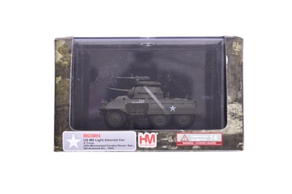 Hobby Master 1:72 M8 Light Armored Car Diecast WWII US Military Tank