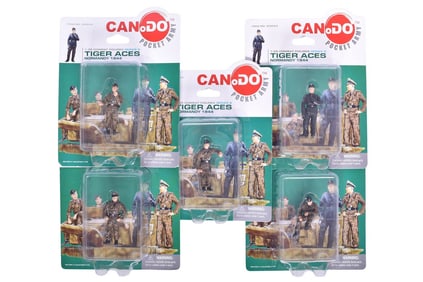 Five Dragon 1:35 Can.Do Pocket Army WWII Combat Figures - Tiger Aces Normandy 1944