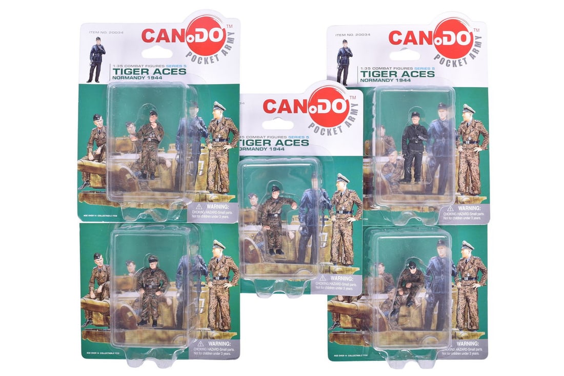 Five Dragon 1:35 Can.Do Pocket Army WWII Combat Figures - Tiger Aces Normandy 1944 (1 of 3)
