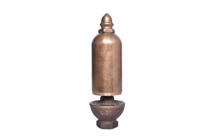 7 1/2" Brass Steam Whistle