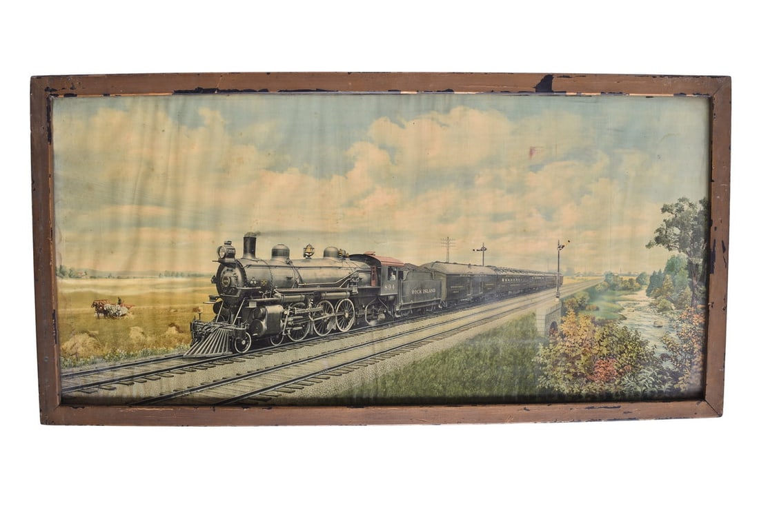 Rock Island Original Golden State Limited Advertising Poster (1 of 3)