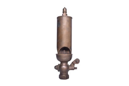 Buckeye Brass 3" Diameter / 12 1/4" Tall Three Chime Brass Steam Whistle