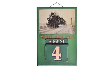 Missouri Pacific Lines Railroad - Permanent Sign & Display Co. Calendar