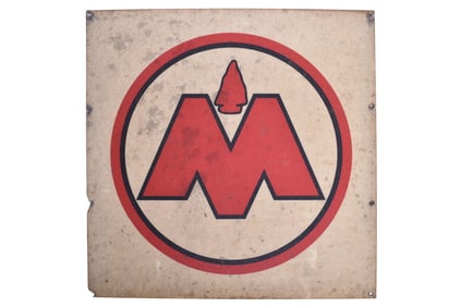 24" Fiberglass Monon Railroad Logo Sign