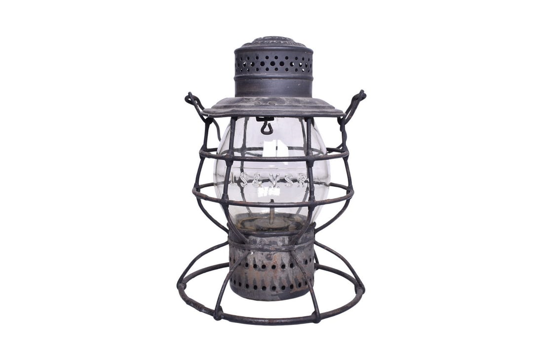 Adams & Westlake Lake Shore & Michigan Southern Railroad Lantern With Clear Cast Globe (1 of 5)