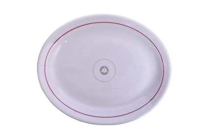 Chicago, Indianapolis & Louisville Railroad China Monon Oval Platter Plate 9 1/2"