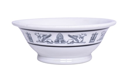 Santa Fe Railroad China Griffon Footed Bowl
