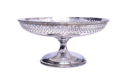 Rogers Bros. Union Pacific Railroad Silver Pedestal Compote