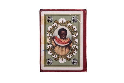 Rare St. Louis Southwestern Railroad Cotton Belt Route Playing Cards - Watermelon Girl