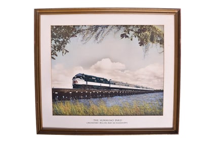 Original Louisville and Nashville Colorized Hummingbird Advertising Photograph