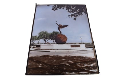 Louisville and Nashville "Fort Matanzas" Glass Panel Passenger Car Decoration