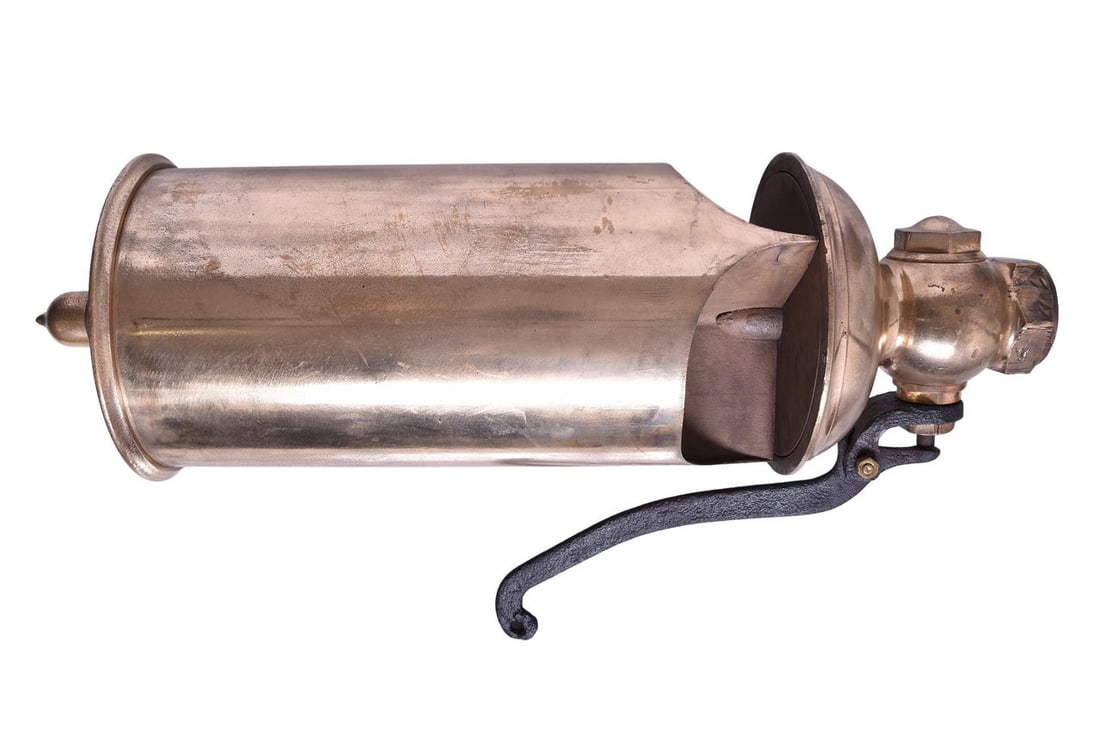 9" Three Chime Brass Steam Whistle (1 of 6)