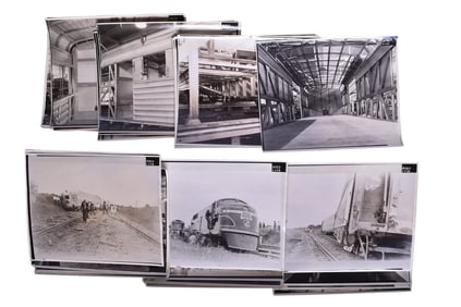 Rock Island "Texas Rocket" Construction, Wreck Photos from the Budd Company Archives