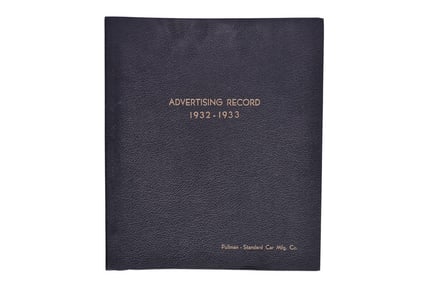 1932-1933 Pullman Advertising Album