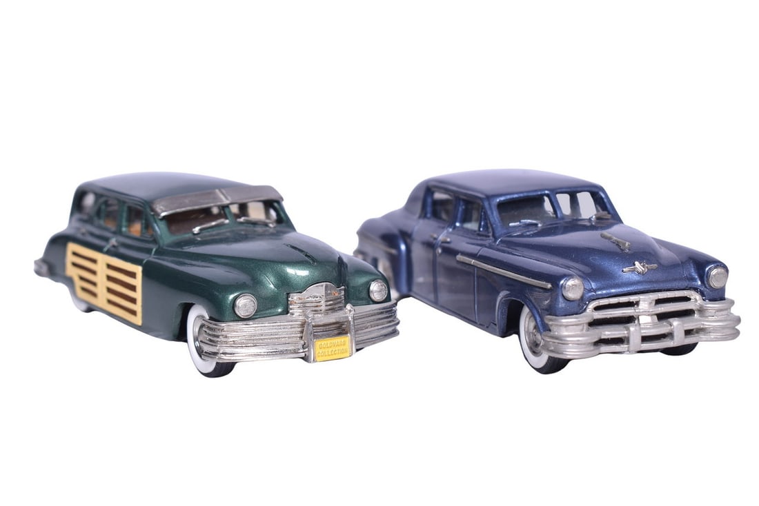 Pair of The Goldvarg Collection '50s Car Models - Chrysler Imperial and Packard Woodie Wagon (1 of 3)